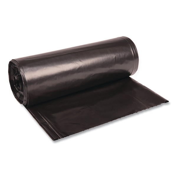 Boardwalk 60 gal Trash Bags, 38 in x 58 in, Super Extra Heavy-Duty, 2.0 Mil, Black, 100 PK BWK 526 - main